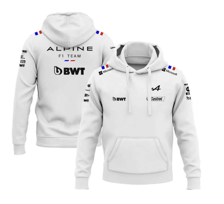 Official Formula One Alpine F1 Team Men's Blue Hooded Sweatshirt - Premium Sports Gear