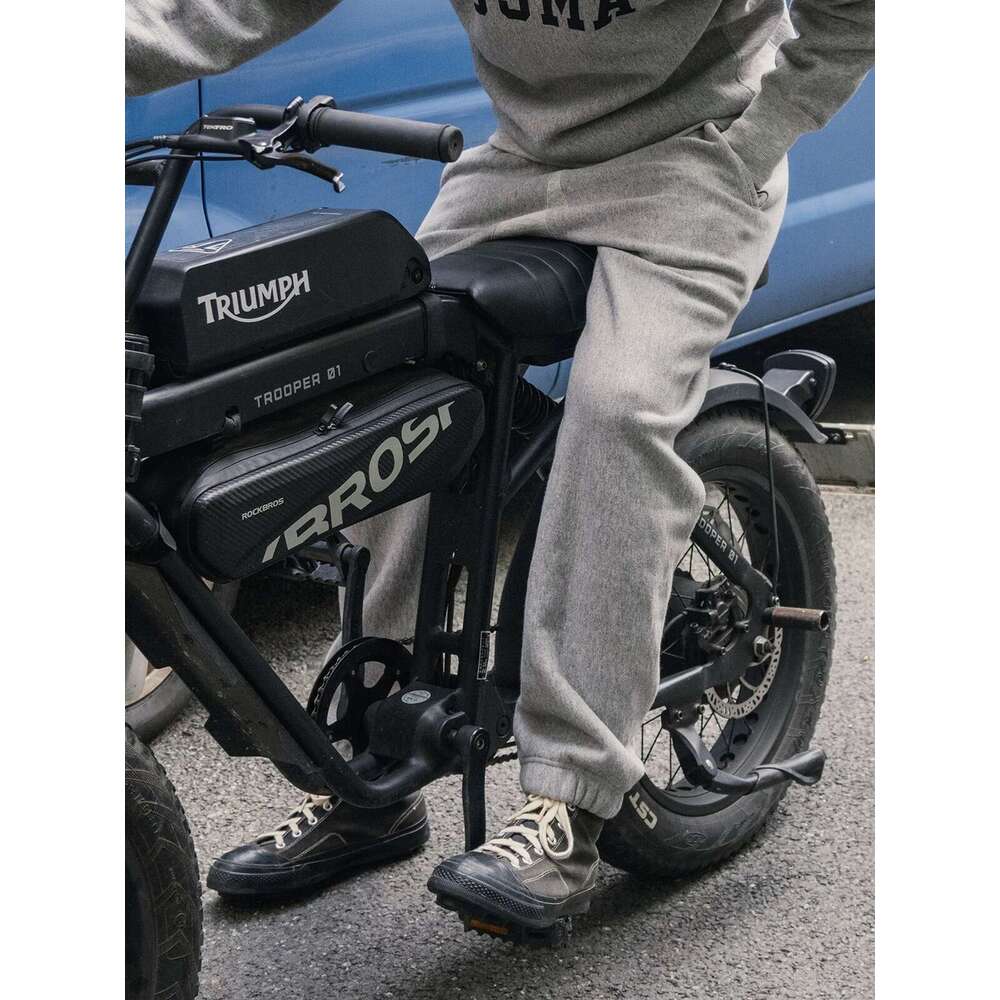 Red Bronson USMA Jogging Pants American Casual Style Men's Heavyweight Sweatpants In Gray