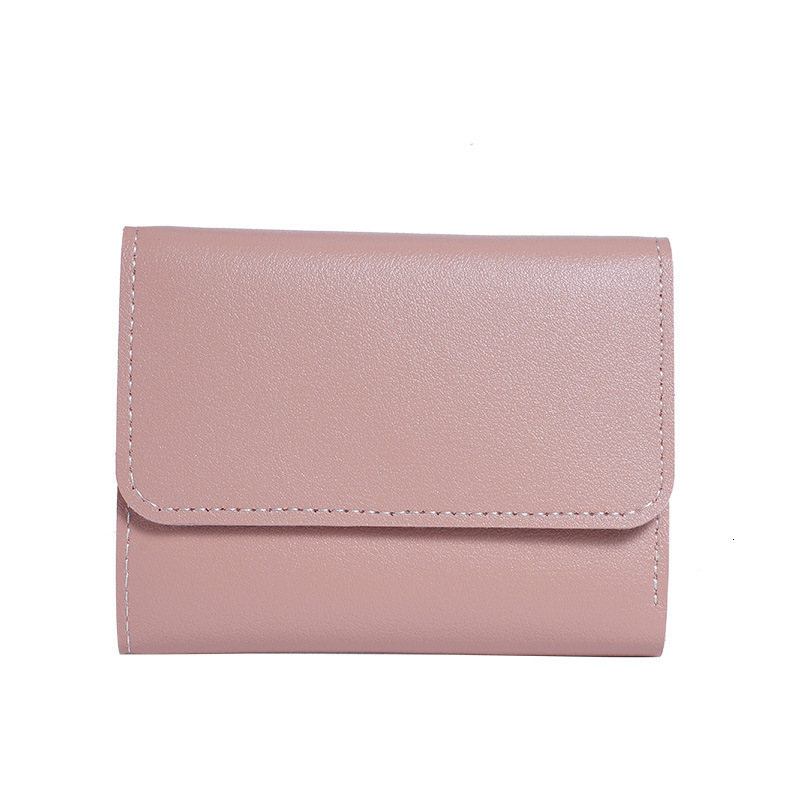 New Designer Minimalist Short Women's Ticket Clip Multi functional Card Bag Replacement Ultra Thin Smooth Wallet