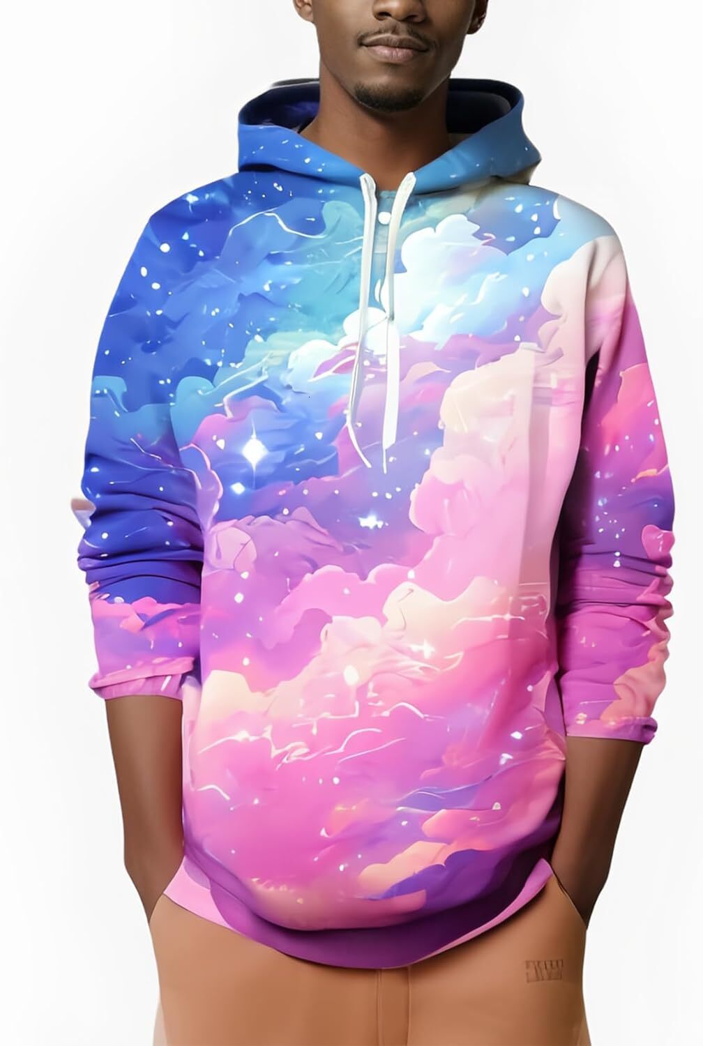 Hoodie for Mens Womens Unisex Colorful 3D Print Hoodie for Men and Women Pullover Sweatshirts Casual Cool Novelty Hoodies with Pocket Graphic cool