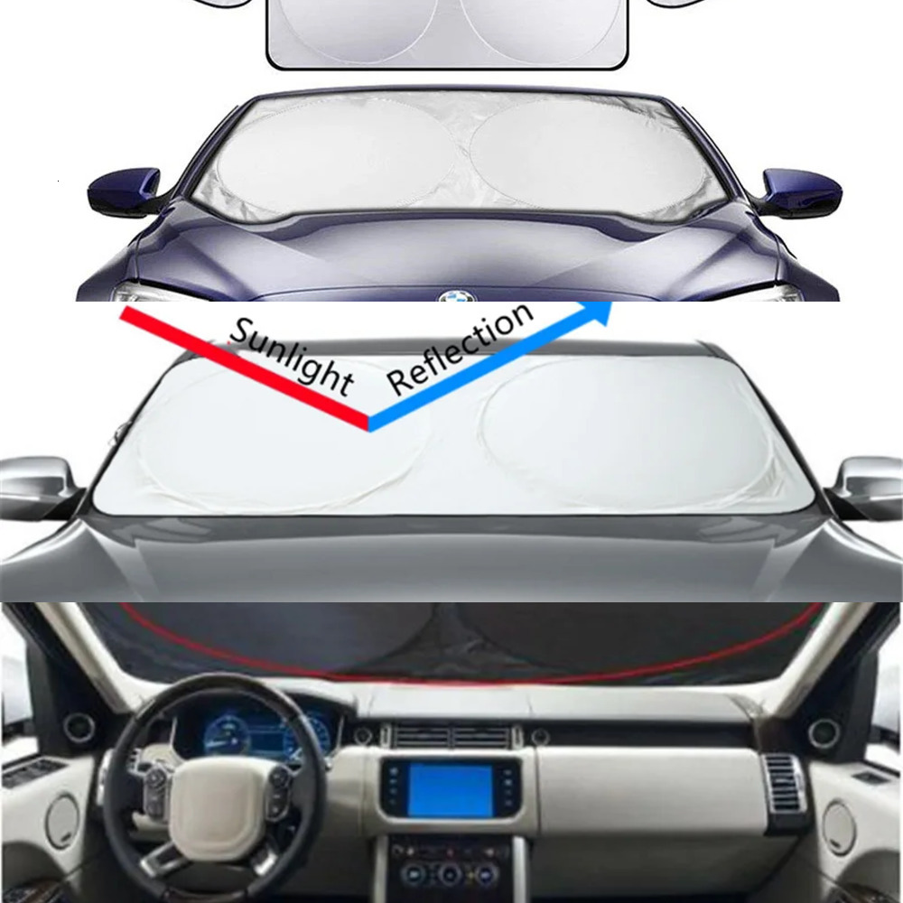 New 6Pcs Sunshade Front And Rear Windshields Privacy Windows Sun Protection Thermal Insulation Sunshades Car Accessories