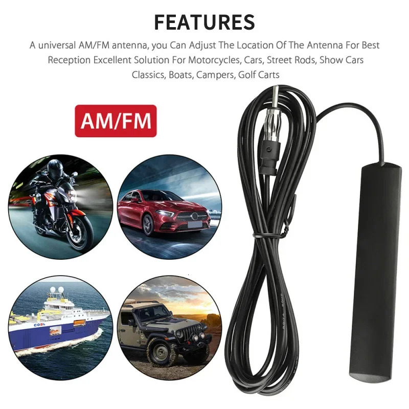 New FM Antenna ANT 309 Universal DAB Radio Amplifier Car And Ship Signal Enhancement Device