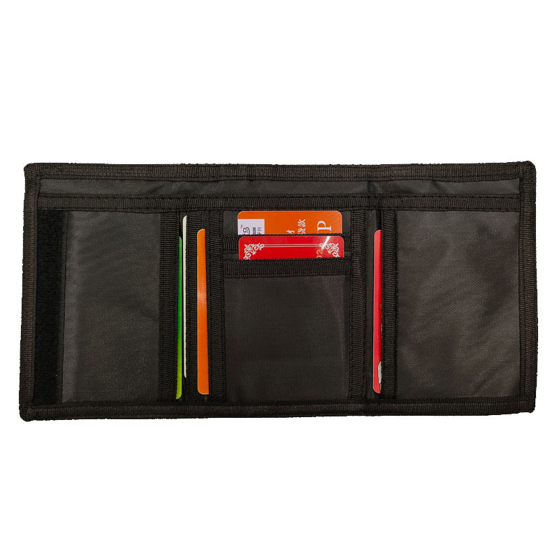New designer foldable wallet, men's storage bag, bank card bag, long three fold gift zipper bag