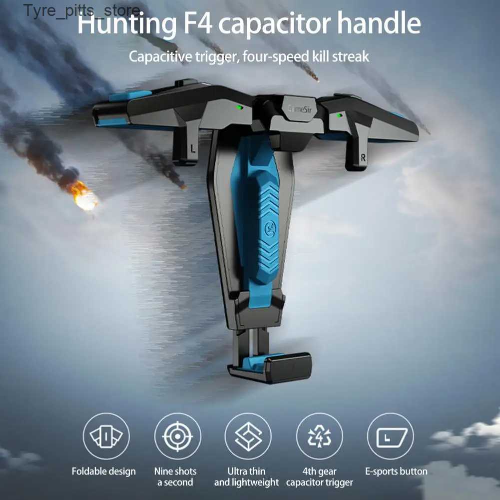 Game Controllers Joysticks Unique Gamepad Triggers Phone Holder Portable Plug Play Shooting Game Auxiliary Gaming Trigger Host Bracket Multifunctional