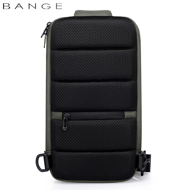 BANGE Crossbody Bag For Men Portable Waterproof Shoulder Messenger Bags Male Travel Short Trip Chest Fit 97 Inch iPad 241029