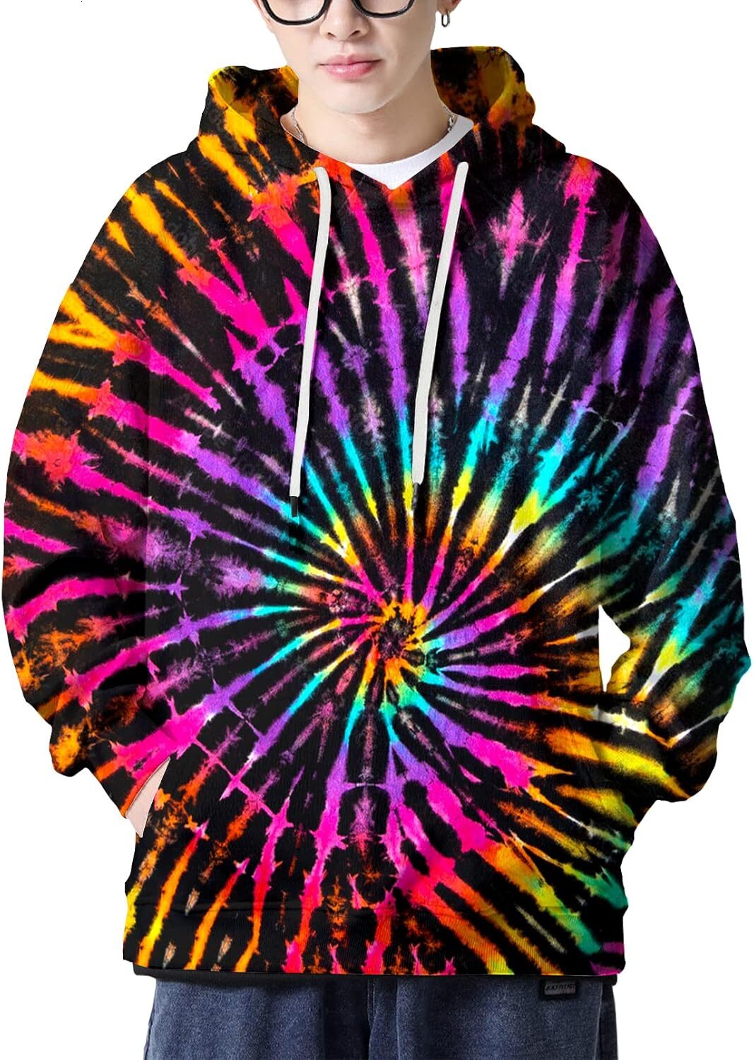 Hoodie for Mens Womens Men Women 3D Hooded Hoodies Fashion Long Sleeve Pullover Hooded Super cool fashion Sweatshirt Top with Pocket Graphic Warm Hip 