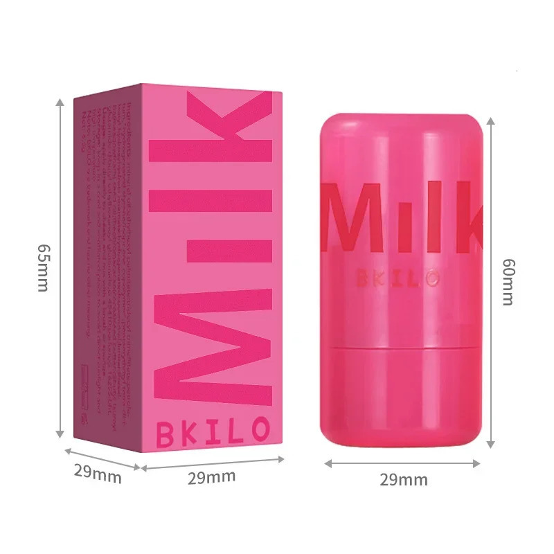 Original Milk Makeup Blush Stick Lip Tinted Cooling Water Jelly Tint Jelly Blush Stick Watercolor Multi-Use Matte Blush Makeup 241031