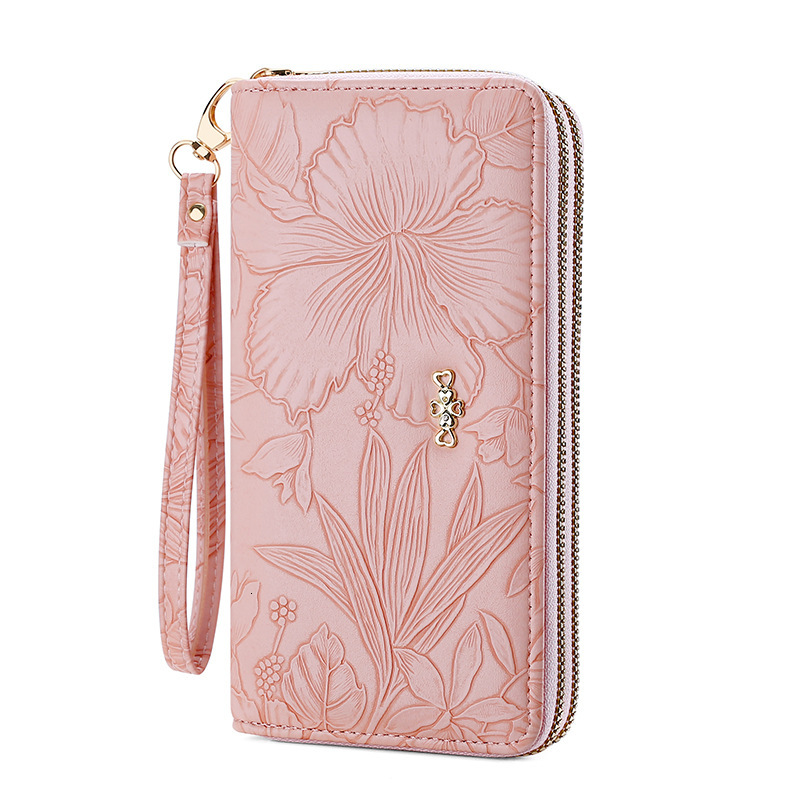Women's new designer fashionable capacity handbag with high-quality long wallet