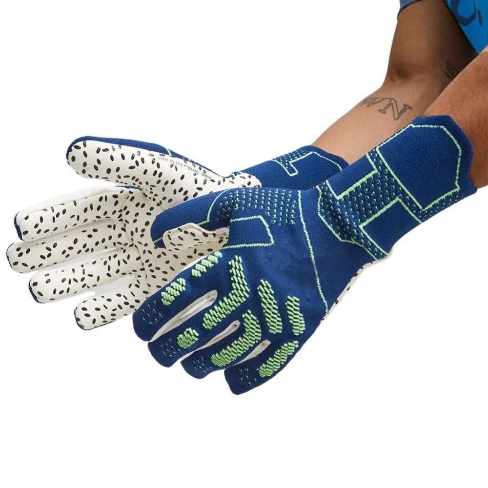 Anti-Slip Goalie Gloves Wear Resistant Finger Protection Latex Gloves Antiskid Adjustab Soccer Goalkeeper Gloves Play FootballXJ241030