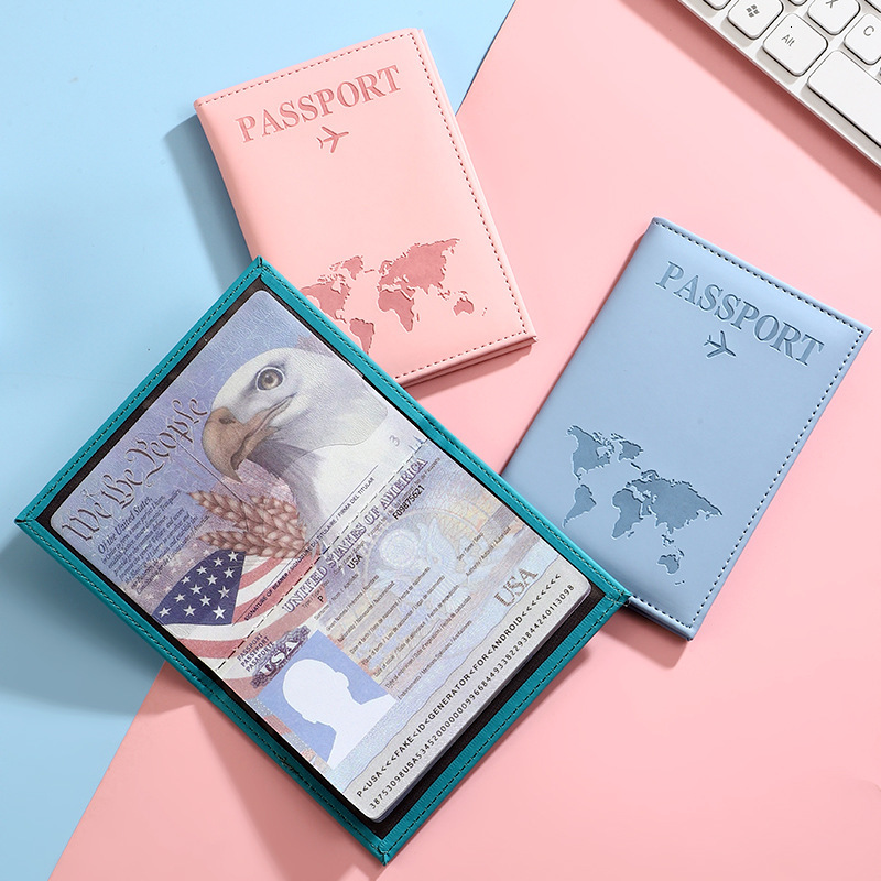 New Designer Mini Wallet Protective Cover PU Ticket Clip Passport Bag