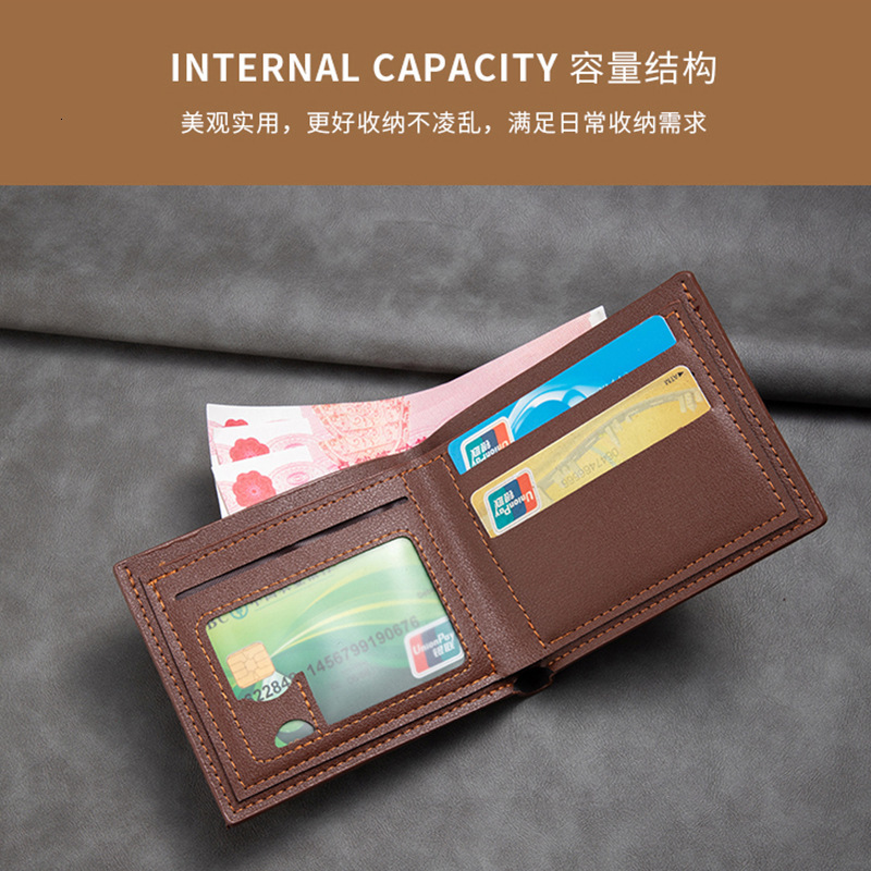 New designer hot selling zero function RFID business casual men's wallet large capacity fashionable waterproof card bag