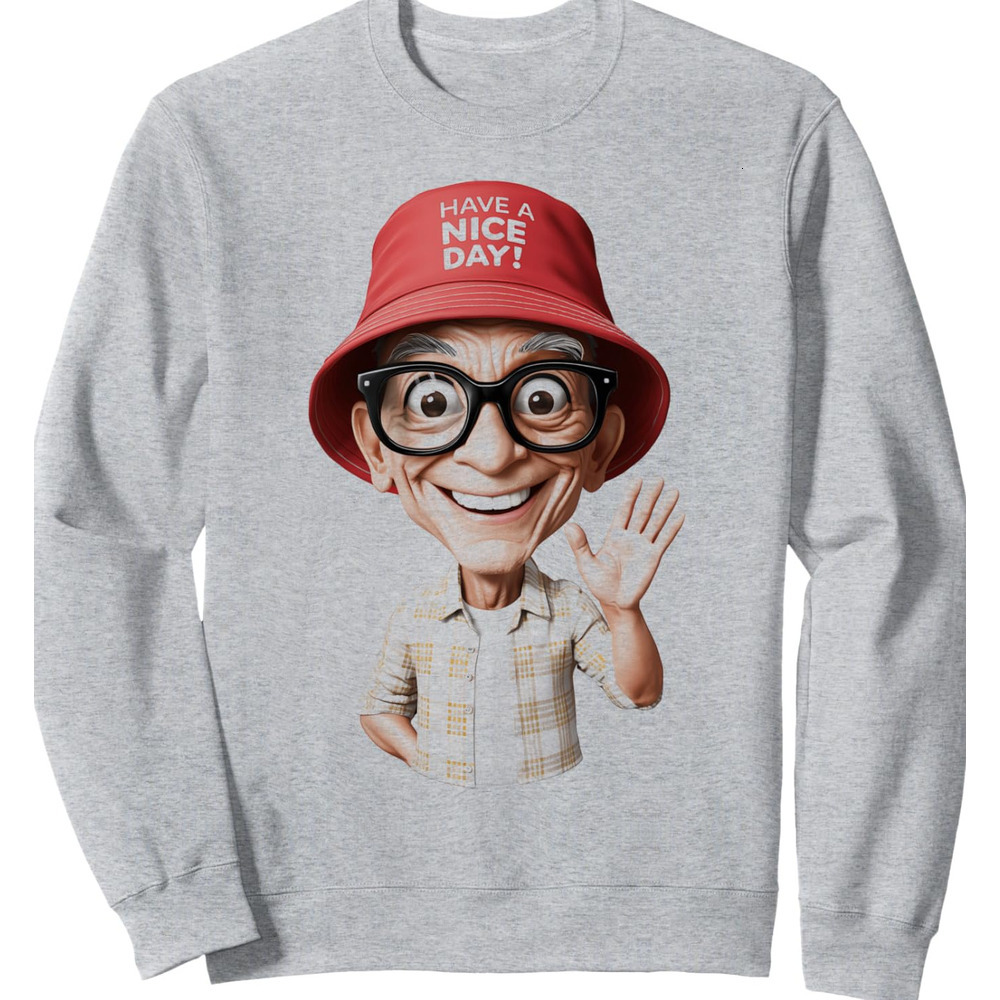Long Sleeve Shirts for Men sweatshirt Grandfather Happy Have A Nice Day Grandpa Gift Sweatshirt T shirt Tee Streetwear Casual tops clothes