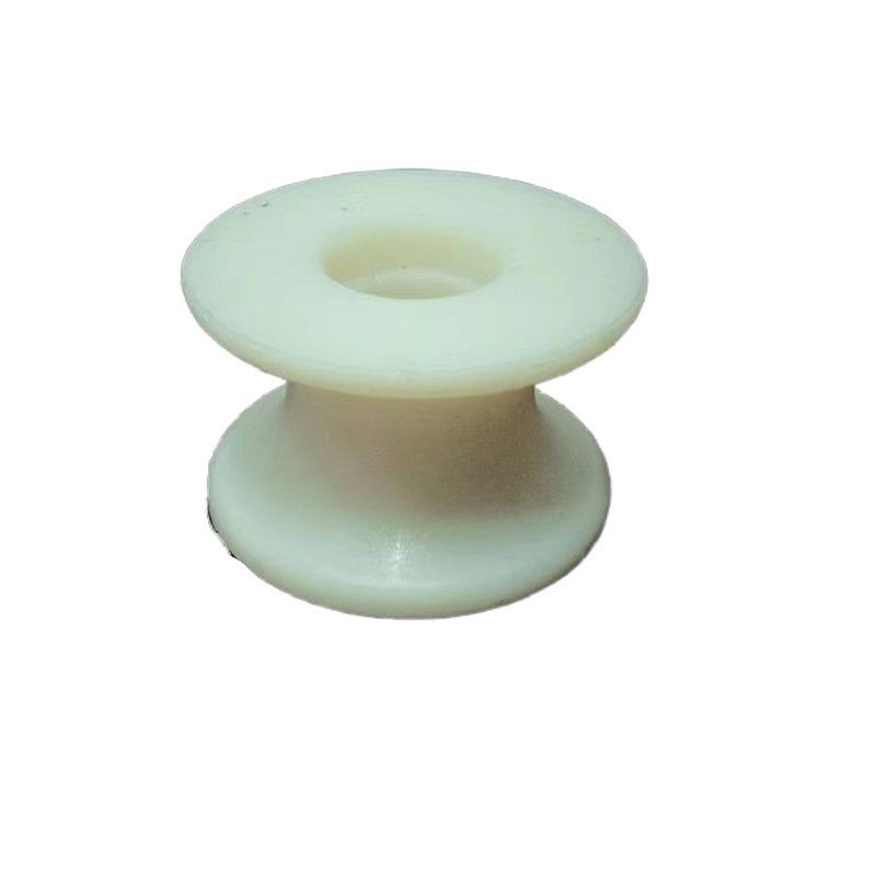 Customized nylon pulley with single axis gray wheel fastening wear-resistant wheel universal wheel