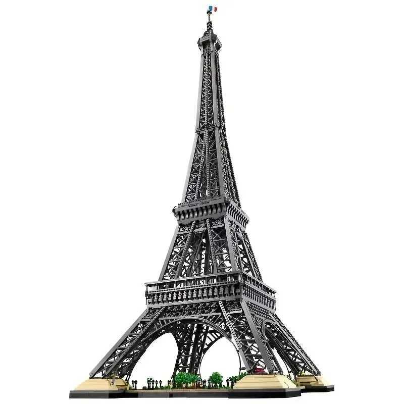 Blocks Blocks Blocks 10001 Eiffel Tower building blocks 15M compatible with 10307 high model building blocks Paris birthday childrens gift toys archi Y240208