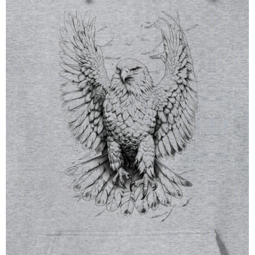 Hoodie for Mens Womens Eagle Bird Bald USA America Freedom Patriotic Gift Pullover Hoodie Graphic Hoodies sweatshirt Pullover Long Sleeve