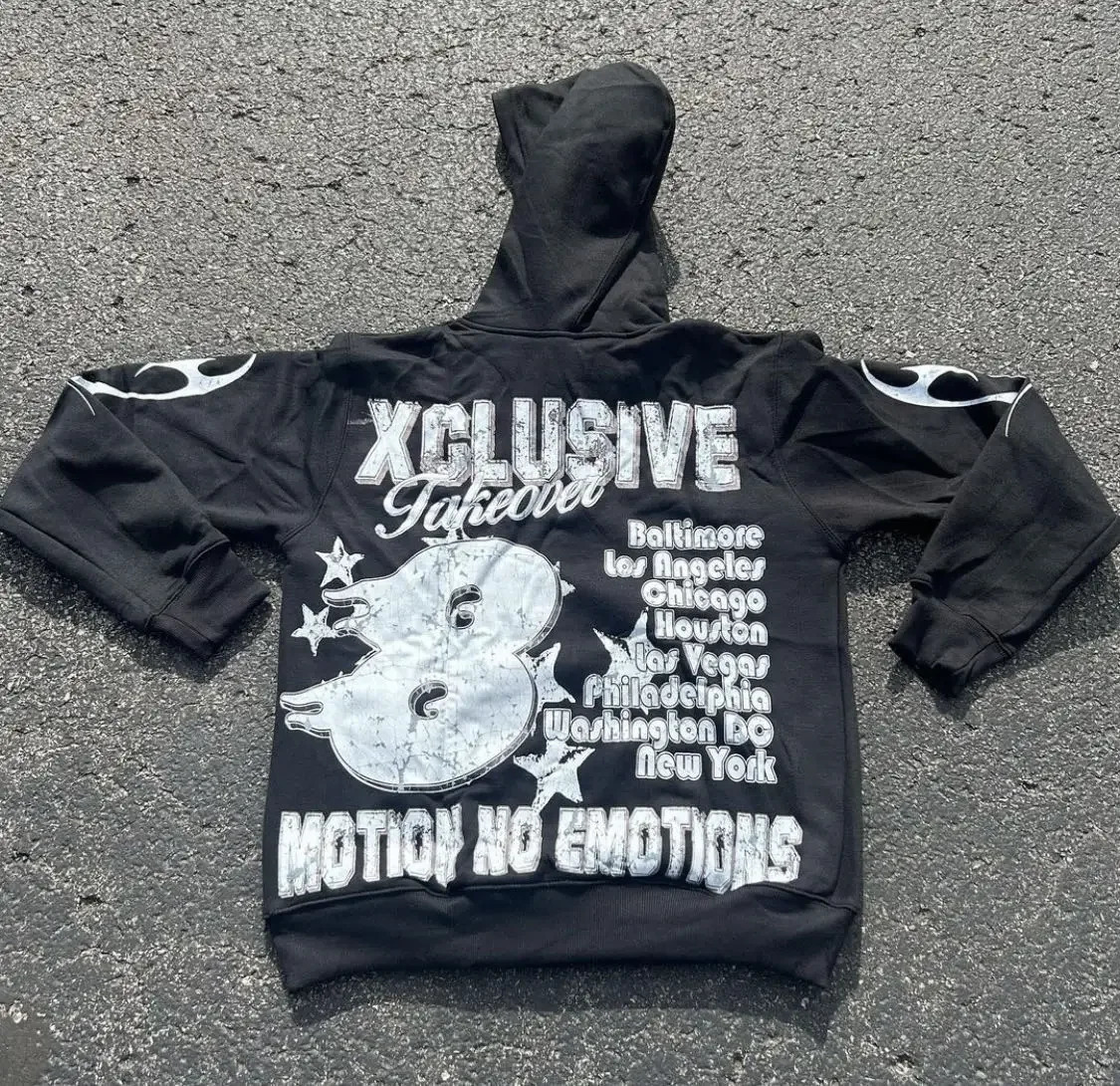 2024 American retro sweatshirt personalized zipper hoodie letter star trendy sweatshirt hip-hop couple street casual top 241031