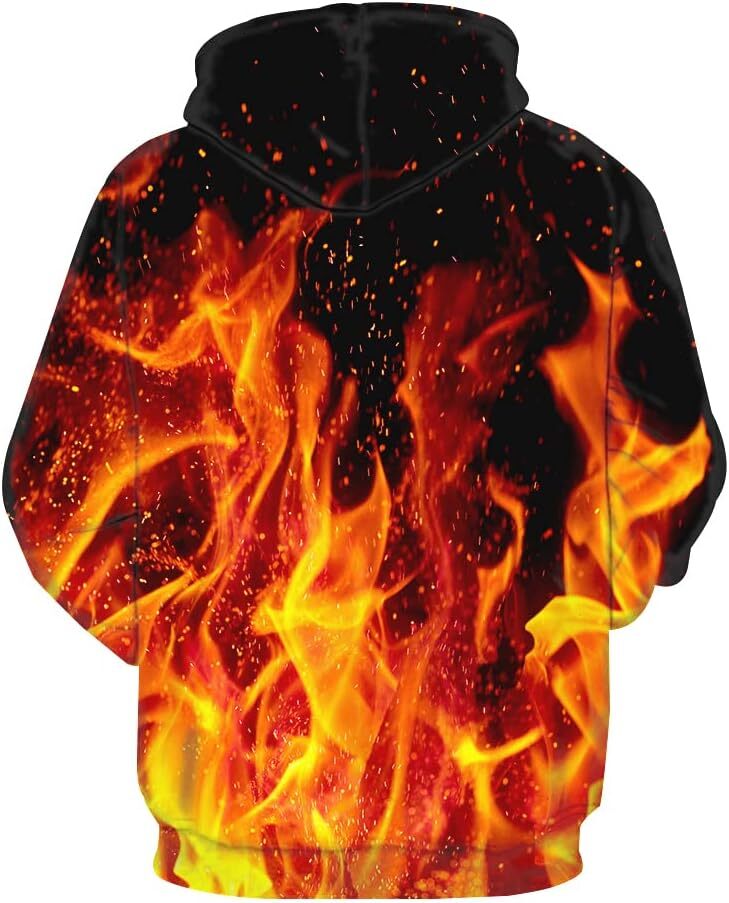 Hoodie for Mens Womens Unisex Hoodies 3D Print Galaxy Pullover Hoodies with Big Pockets for Teen Men, Teen Boy, Women Graphic cool