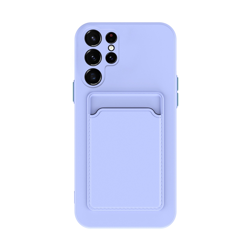 S25 FE Skin Feel Card Slot Soft TPU Cases For Samsung S25 Edge A36 A56 A26 A70 A16 A06 S24 Ultra A55 A35 A25 A15 A05 A05S S23 Plus A54 Credit ID Cards