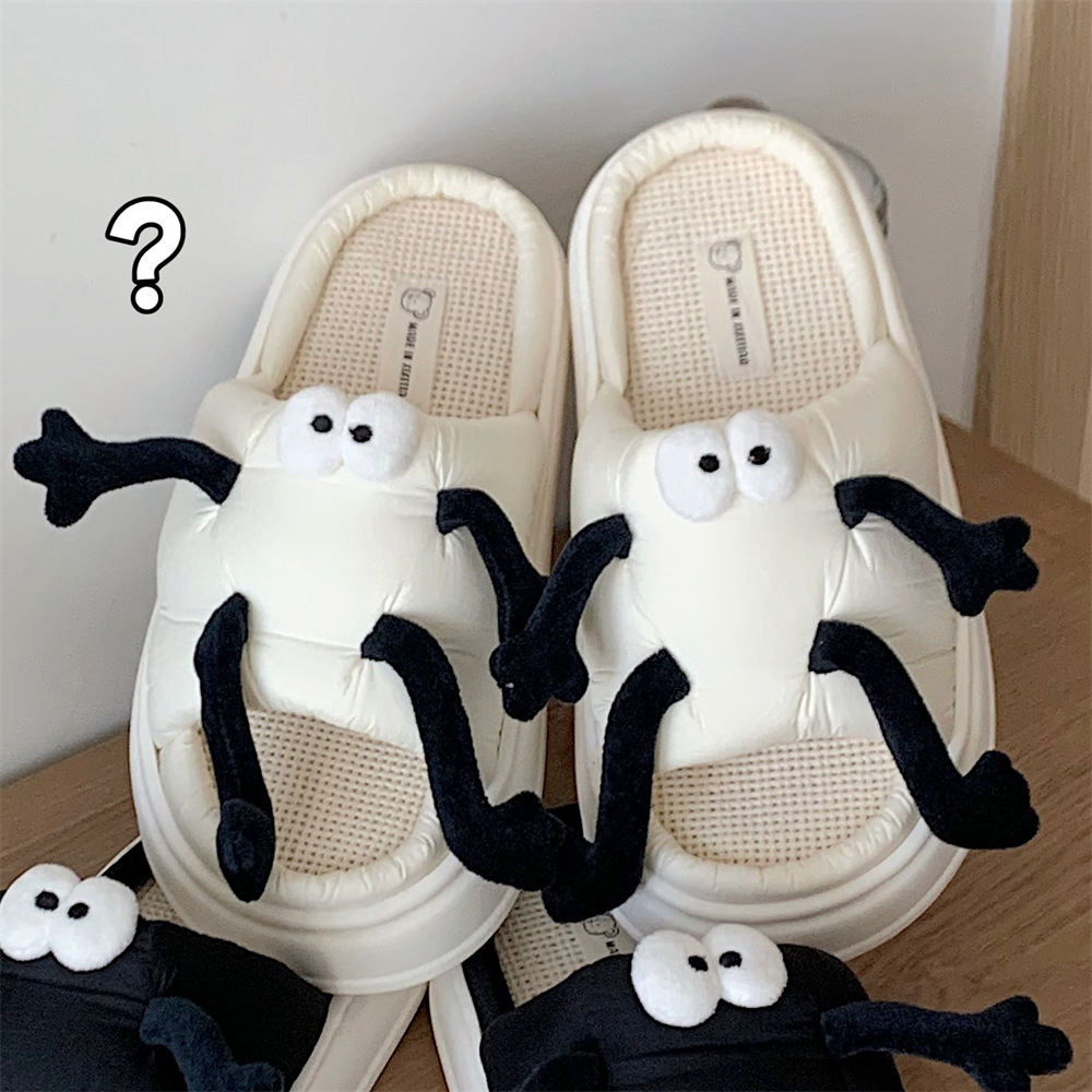 Soft sole home summer slippers Girl girl heart creative cute briquettes indoor street sandals girl slippers