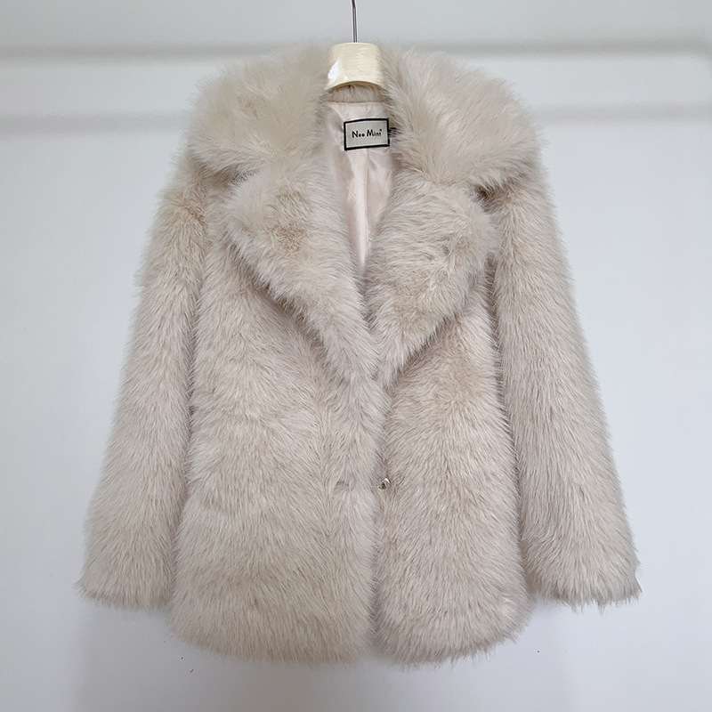 Women's Fur Advanced and environmentally friendly faux fur short coat