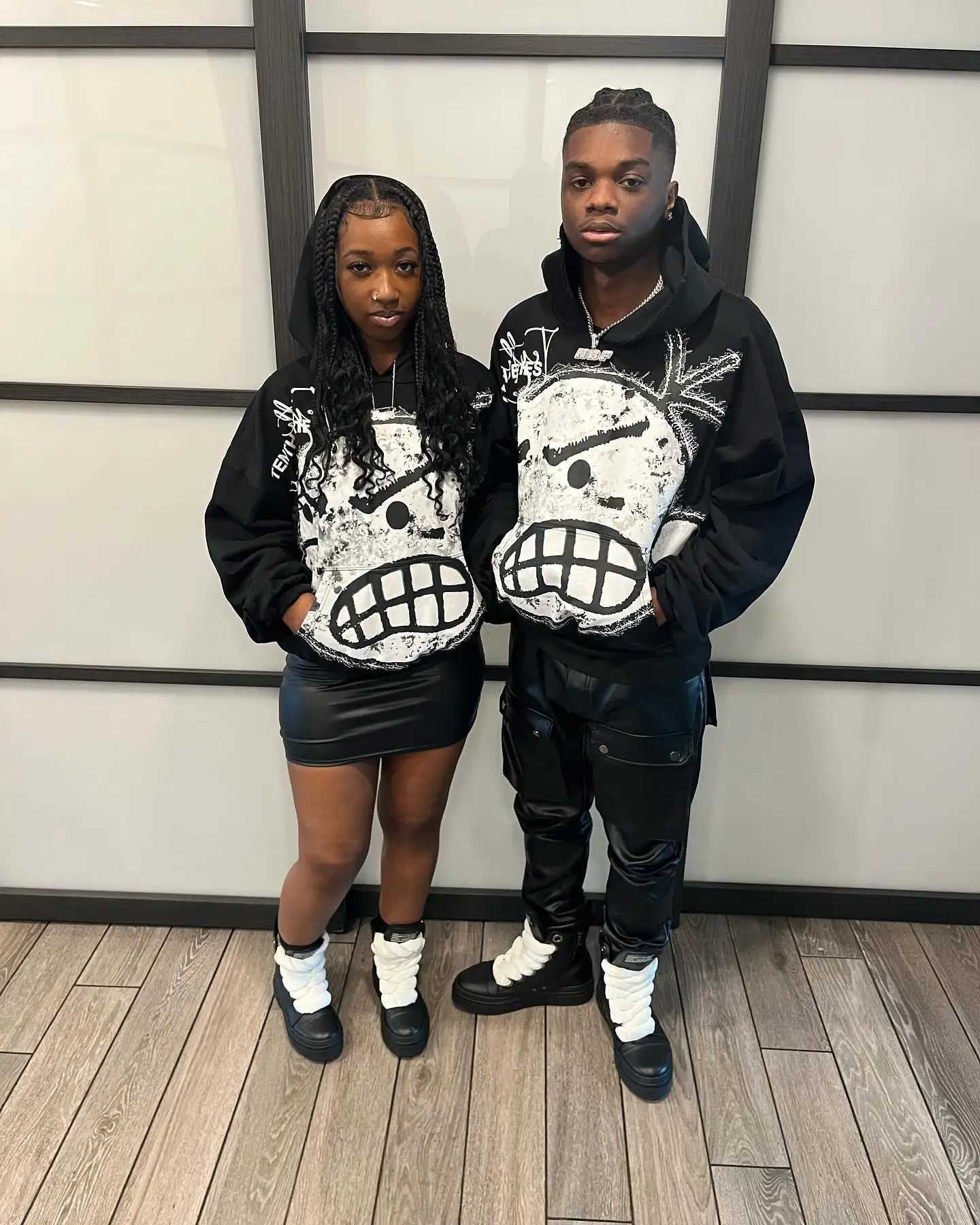 Men's Hoodies Sweatshirts Tenth Series Cartoon Print Anime Hoodie Y2k Men Women Oversized Loose Pullover Gothic Harajuku Sweatshirt Strtwear H241