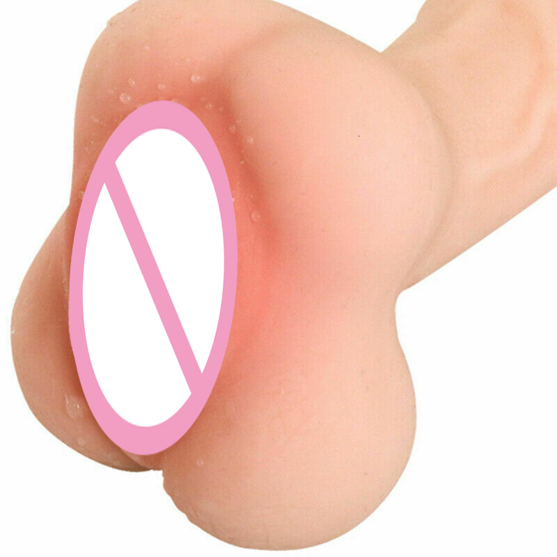 masturbator Realistic Dildo Masturbation Soft Stick Sex Toys For Men Anal Plug Dick Male Masturbator Vagina Pocket Pussy Sex Products