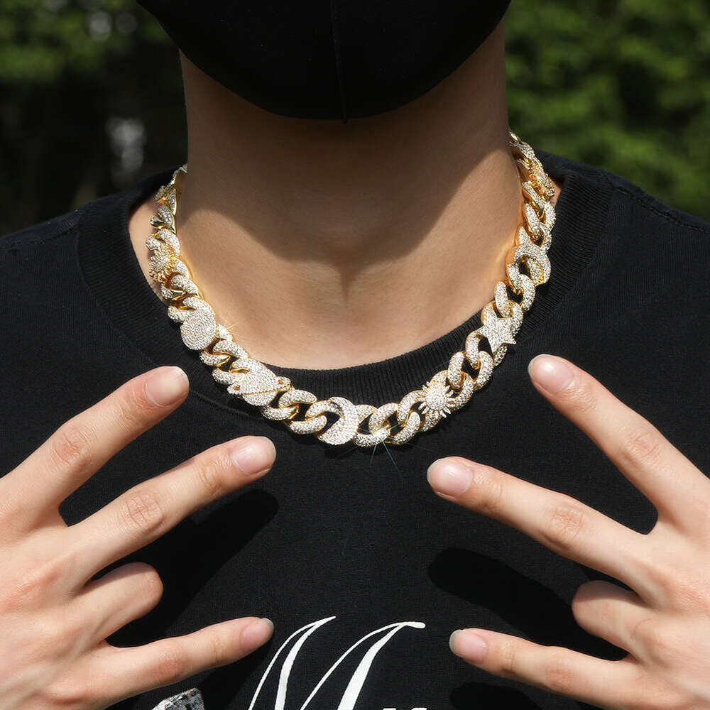 new sun star eyes jewelry for men's small set hip hop fashion brand necklace