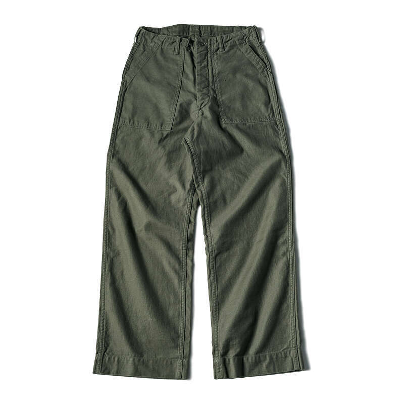 Non Stock Og-107 Baker Pants Vintage Men's High-Waisted Work Trousers Olive Green