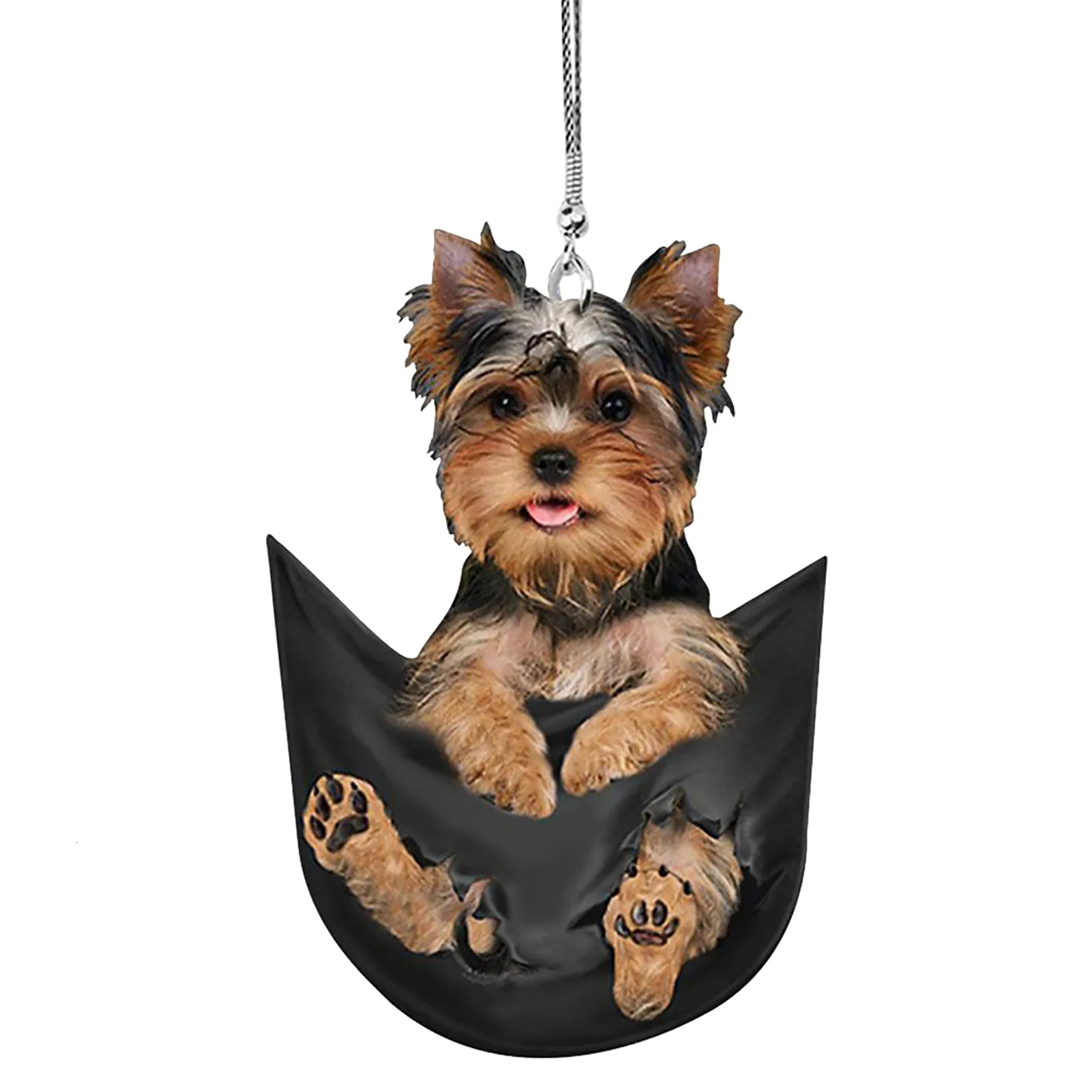 New Pendant Practical Interior Ornament Mini Puppy Shape Hanging Toy Gift Car Decoration Accessories
