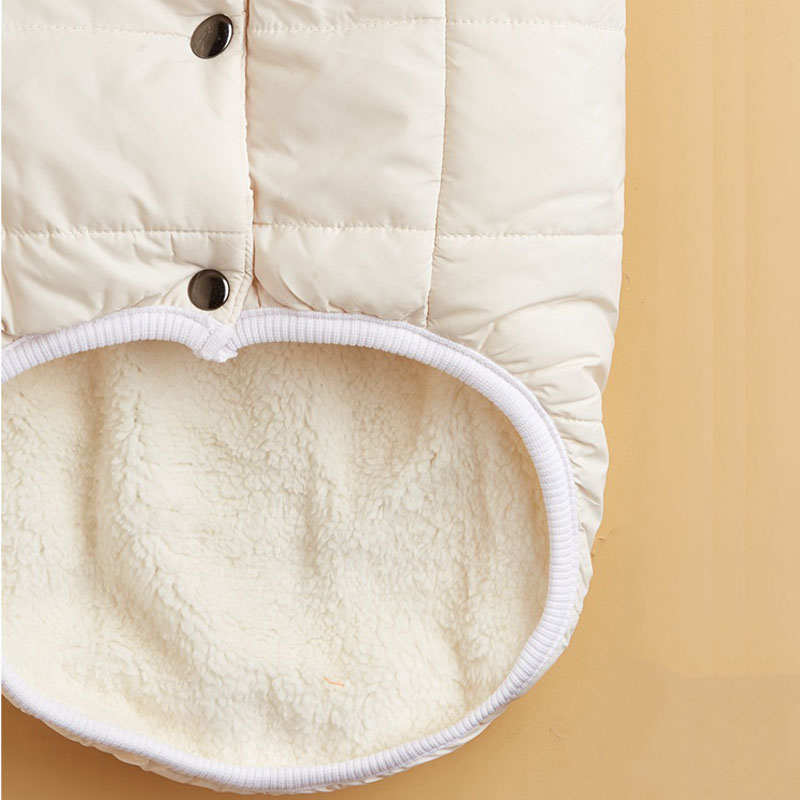 Winter Clothes Outdoor Cold Proof Warm Dog Jacket with Fleece Cotton Lining Chihuahua French Bulldog Puppy Clothing Coat Free shipping