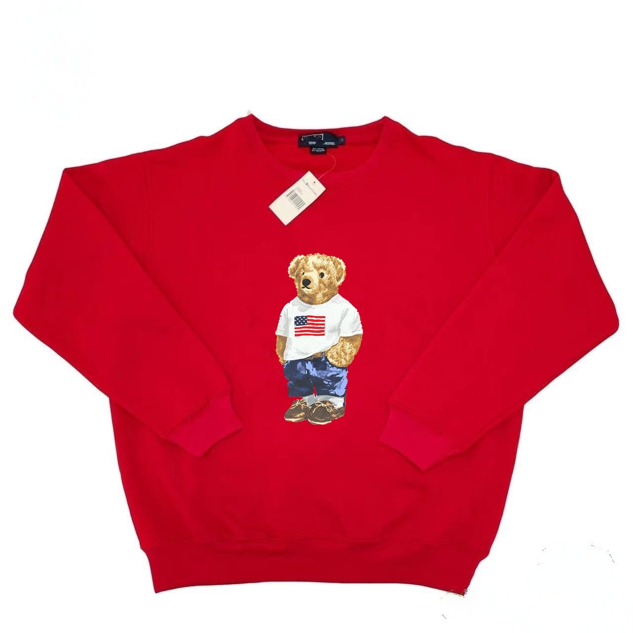 Bearskin Hoodie Warm Blue Cotton Mens Teddy Bear Apparel Hoodie with Lovable Print SXXL L2510184YHW