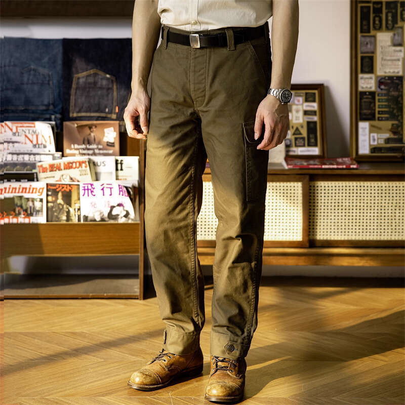 Tornado Aviator's Trousers Vintage Red Style Men's Cargo Pants Ameki