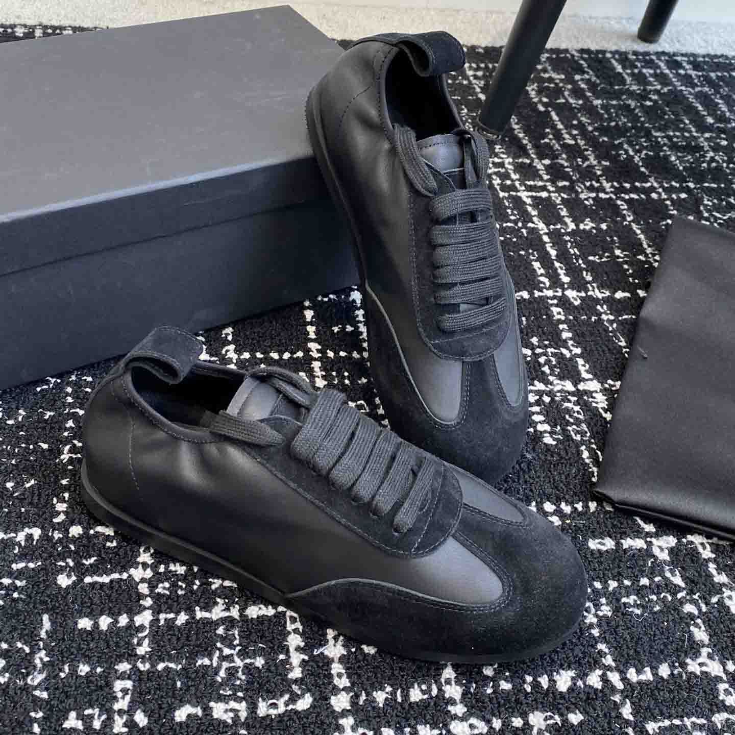 2024 Classic Round Toe Women Lace-Up Genuine Leather Suede Casual Flats Comfort Shoes Woman Sapato Feminino