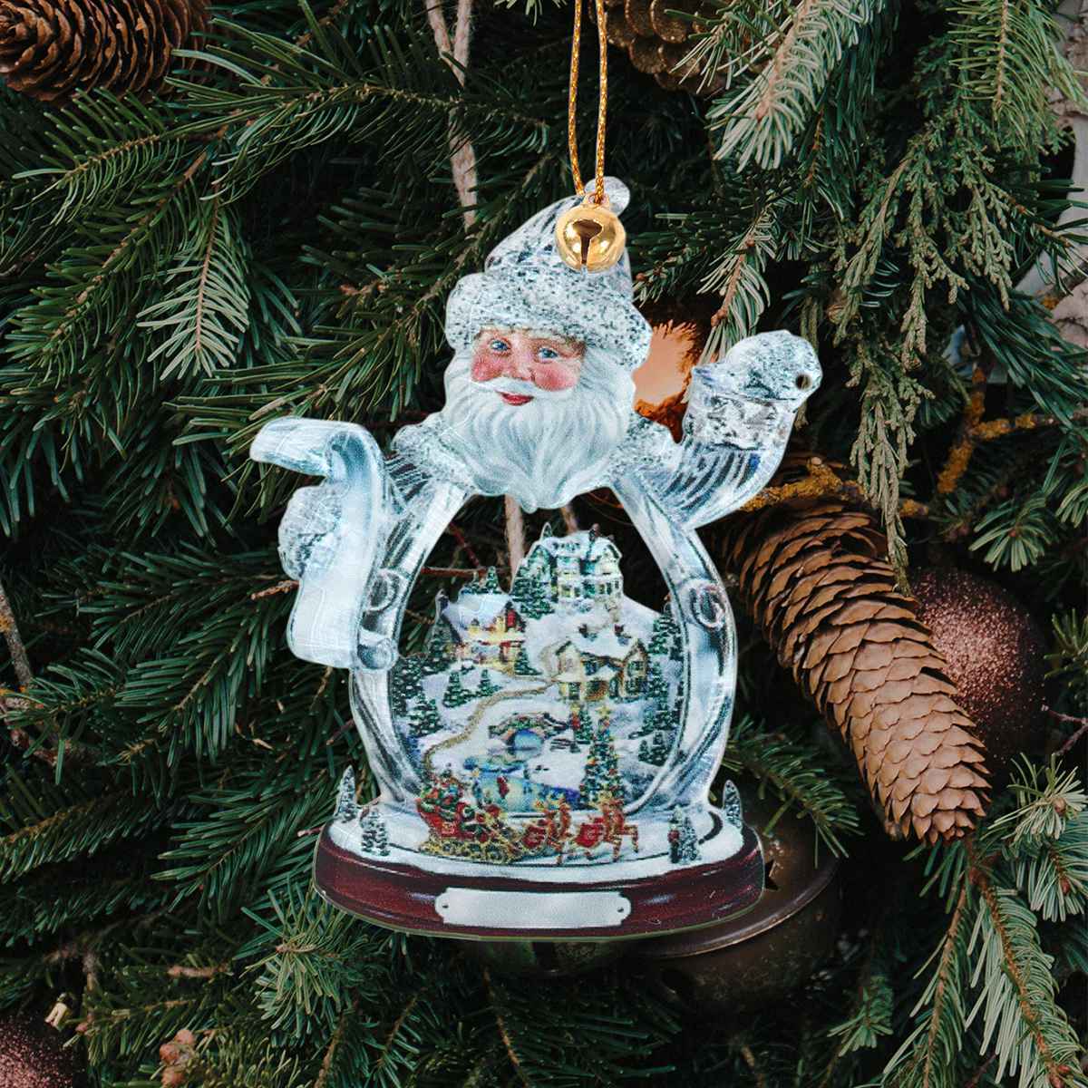 New Tree Acrylic Snowman Hanging Pendant Christmas Decoration For Home Xmas Cristmas Gifts Navidad Natal New Year