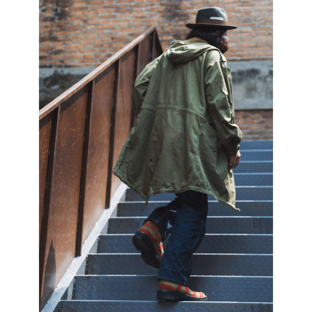 Bronson M-1951 Fishtail Parka Shell Sateen Cotton Army Type M-51 Coat Jacket