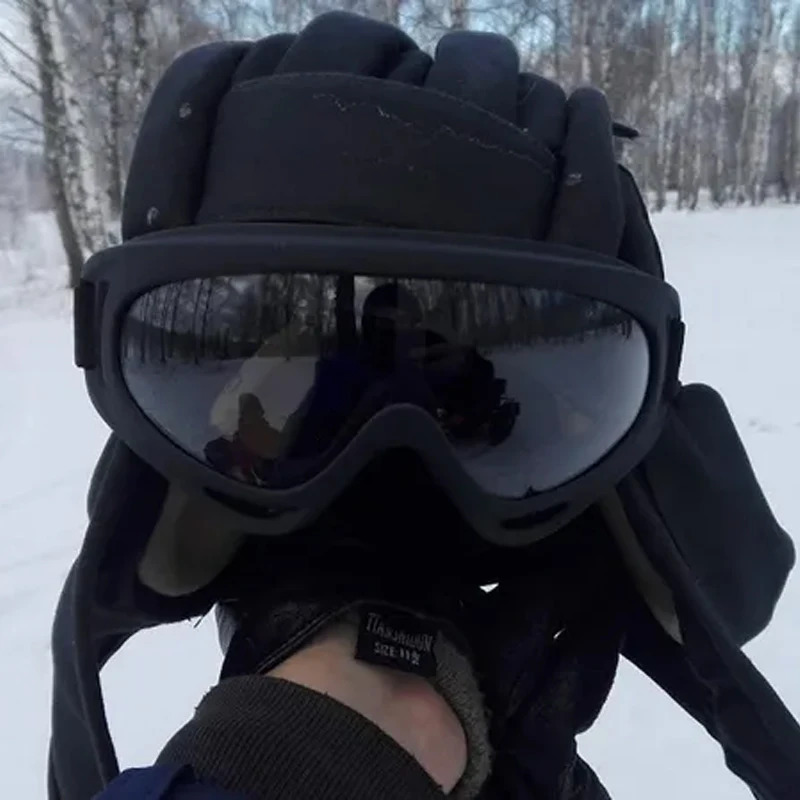 ROCKBROS Ski Snowboard Goggles Winter Windproof Skiing Glasses Cycling Sunglasses Outdoor Anti-Fog Sports Eyewear Snowmobile 241031