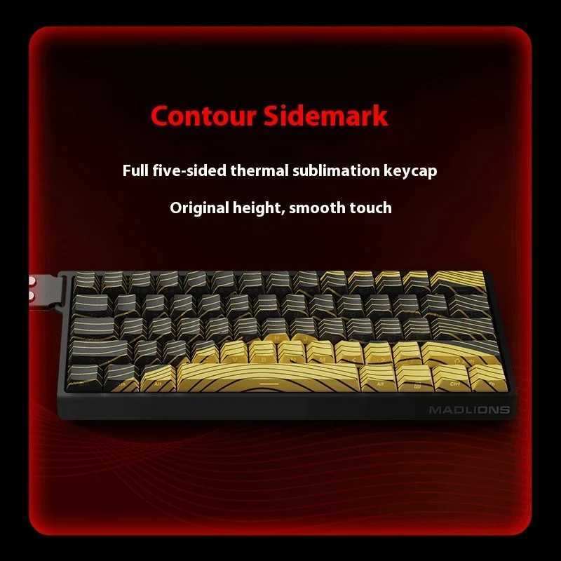 New MADLIONS MAD60 MAD68 series Magnetic Switch Mechanical Keyboard Customized E-sport 0.04RT 8K Polling Rate 0.125ms LatencyLX241031
