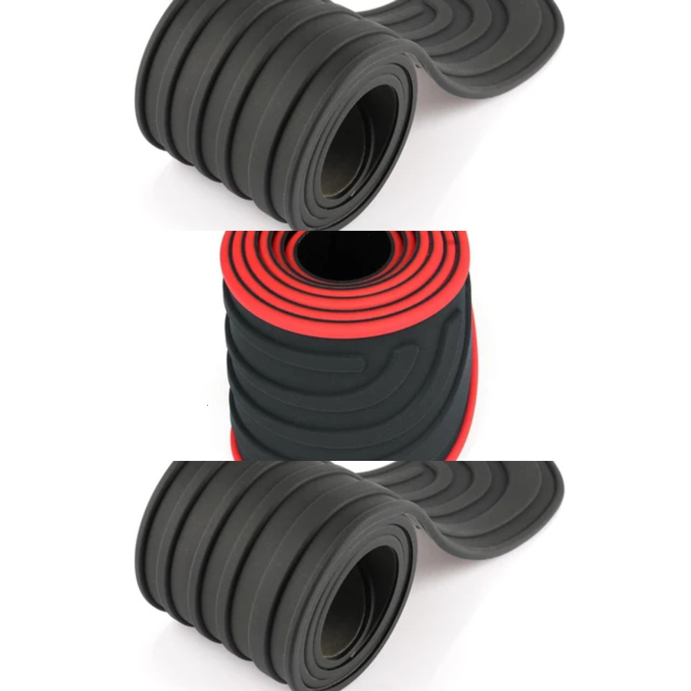 New Universal Trunk Door Sill Plate Protector Rear Bumper Guard Rubber Mouldings Pad Trim Cover Strip For Car Accessories
