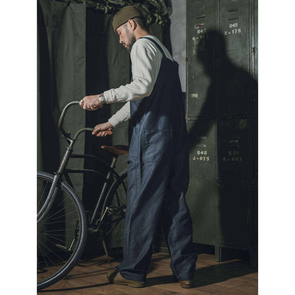 Bronson Deck Overalls Jungle Cloth Vintage-Inspired Pants Naval Workwear Coveralls
