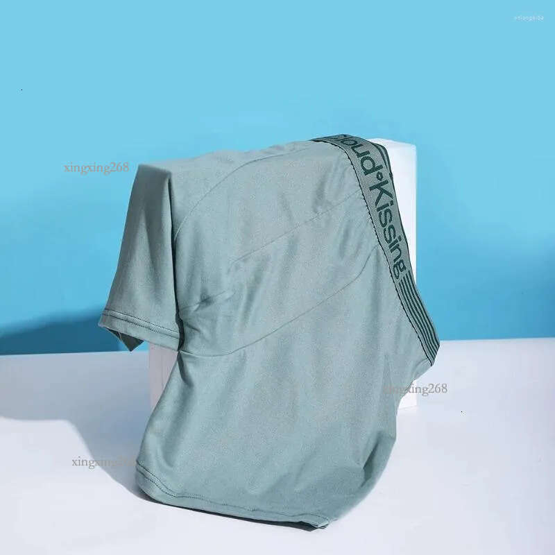 Underpants 4Pcs/Lot Men's Panties Long Underwear Sexy Man Boxers Shorts Lots Male Boxershorts Set Family Brands