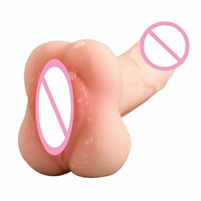 masturbator Realistic Dildo Masturbation Soft Stick Sex Toys For Men Anal Plug Dick Male Masturbator Vagina Pocket Pussy Sex Products
