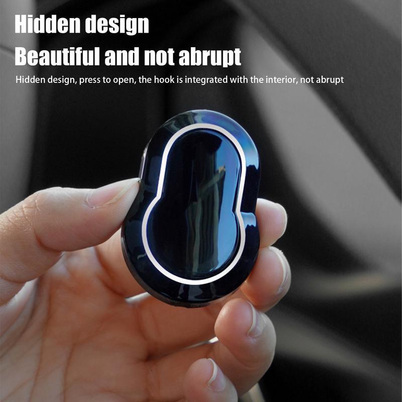 New Holder Hanger Invisible Car Purse Hook Adhesive Hoo Charging Cable Small Storage Organizer Bag
