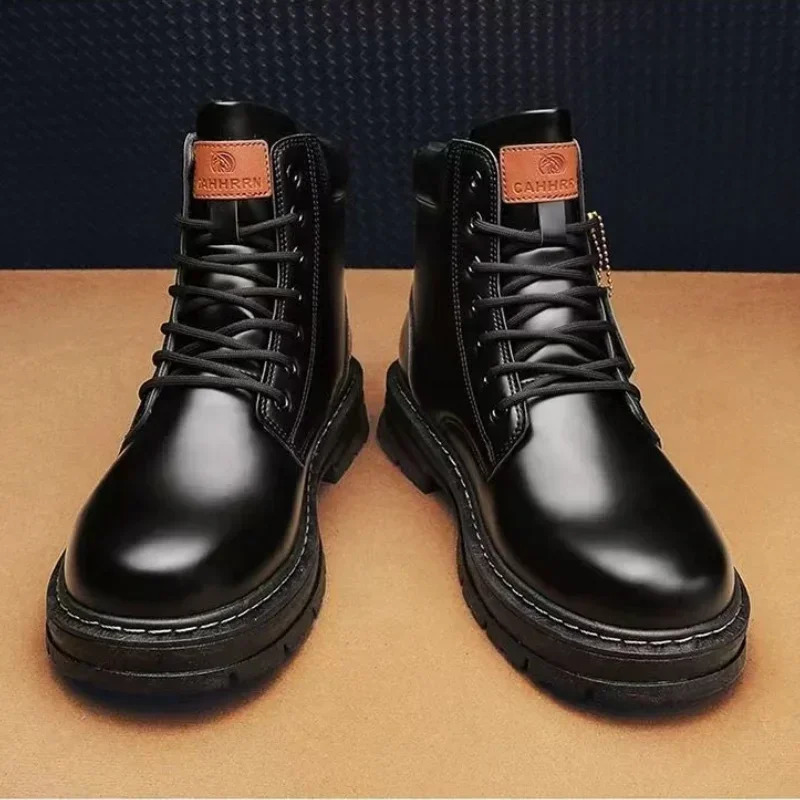 Mens Shoes Rubber Lace Platform Mens Shoes Promotion Retro Comfort Discounts Sales Discounts Shoes Original Trading Size 45 241031