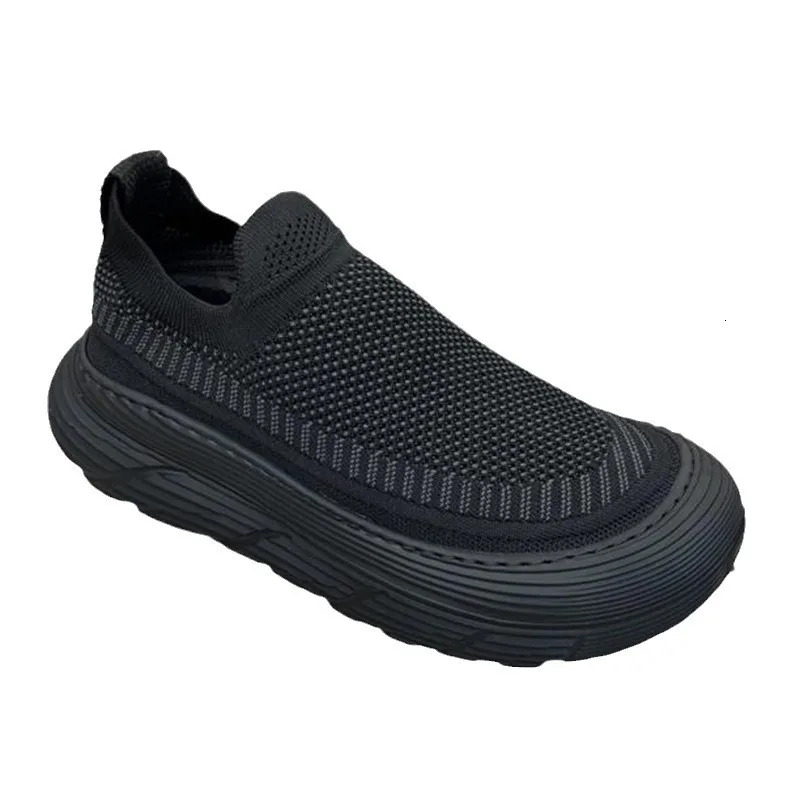 2025 New Man Sneakers Summer Black Weaving Breathable Mesh Atos Hommes Casual Quick-dry Soft Sole Men's Sport Shoes Outdoor