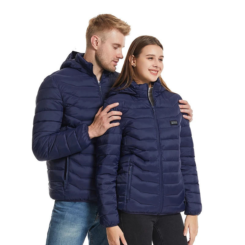 HJ-21B Heated Jacket 21 Areas 4 Control Zones USB Charging Winter Stay Warm Electric Heating Jackets Men Women Outdoor Clothes 241031