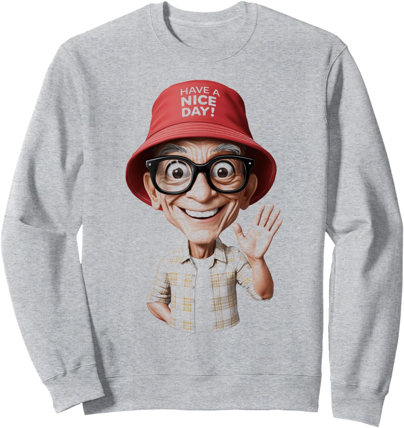 Long Sleeve Shirts for Men sweatshirt Grandfather Happy Have A Nice Day Grandpa Gift Sweatshirt T shirt Tee Streetwear Casual tops clothes