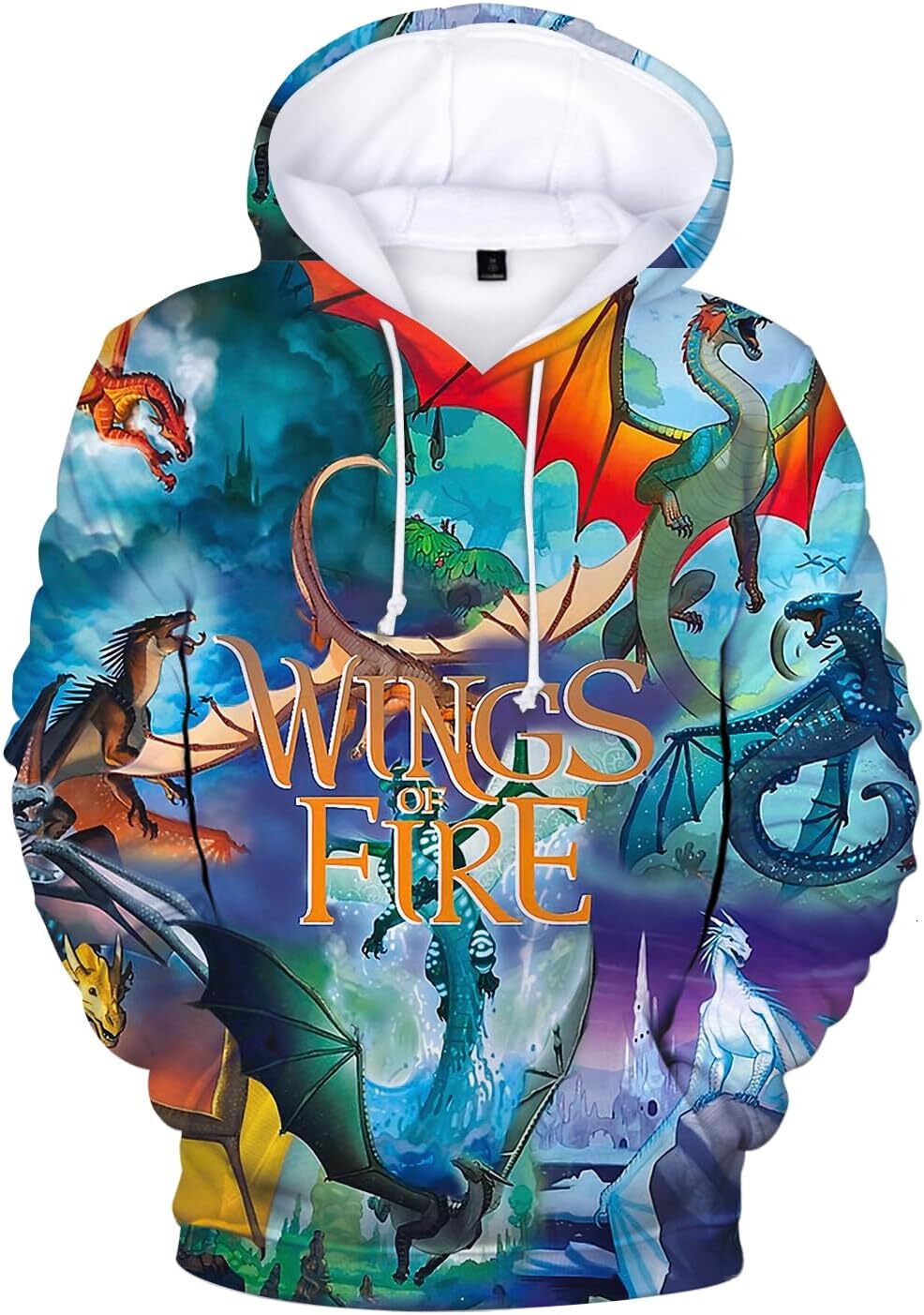 Hoodie for Mens Womens Wings-of-Fire Dragon Hoodie Unisex 3D Novelty Hoodies Graphic Hoodies Pullover Sweatshirts for Men Women Teen Graphic cool