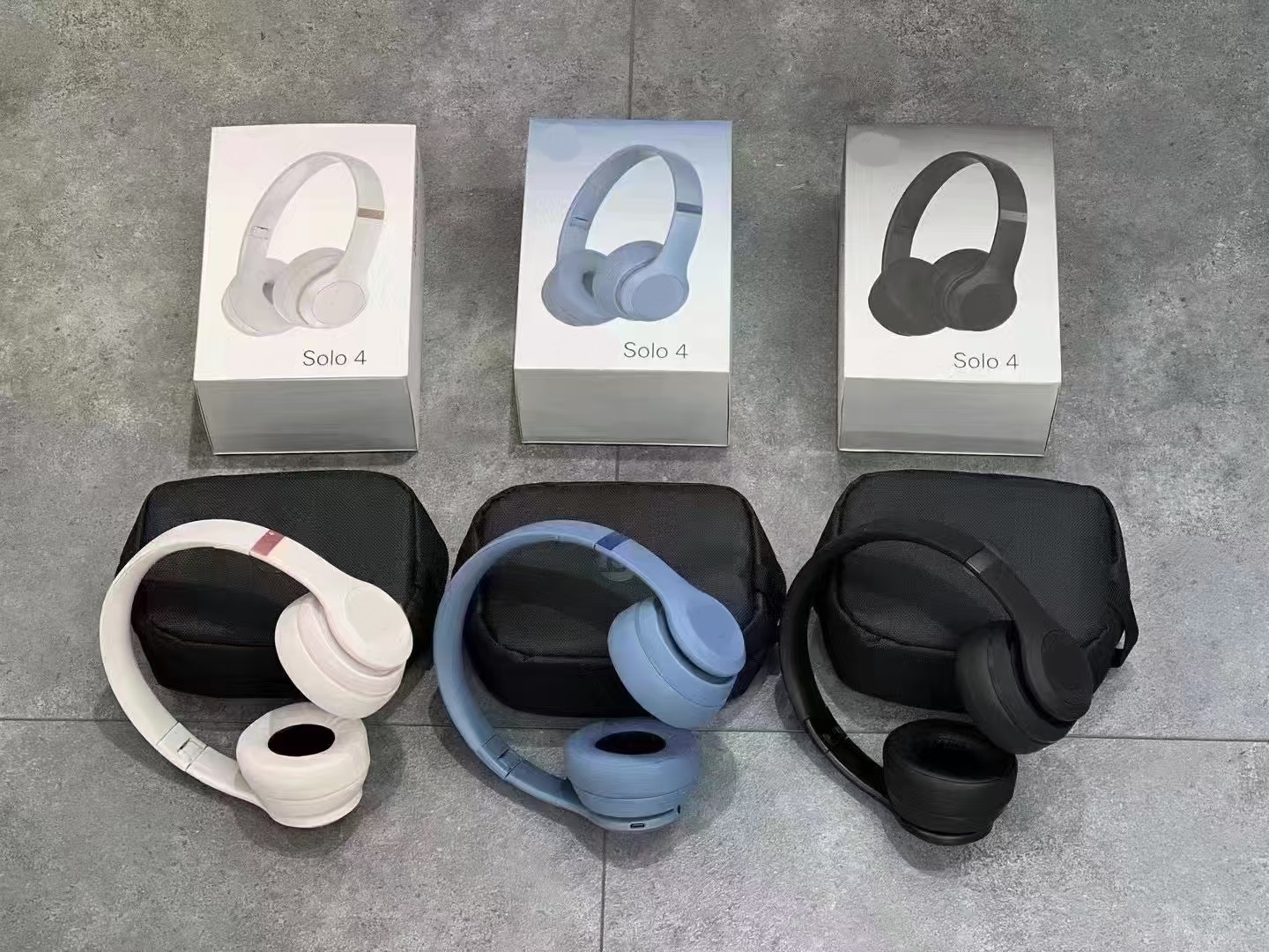 Écouteurs Wireless Studio Solo 4 Headphones Studio Cleot Magic Sound Recorder Pro Écouteur Pro Ecoutphone Earbuds Bluetooth Headset