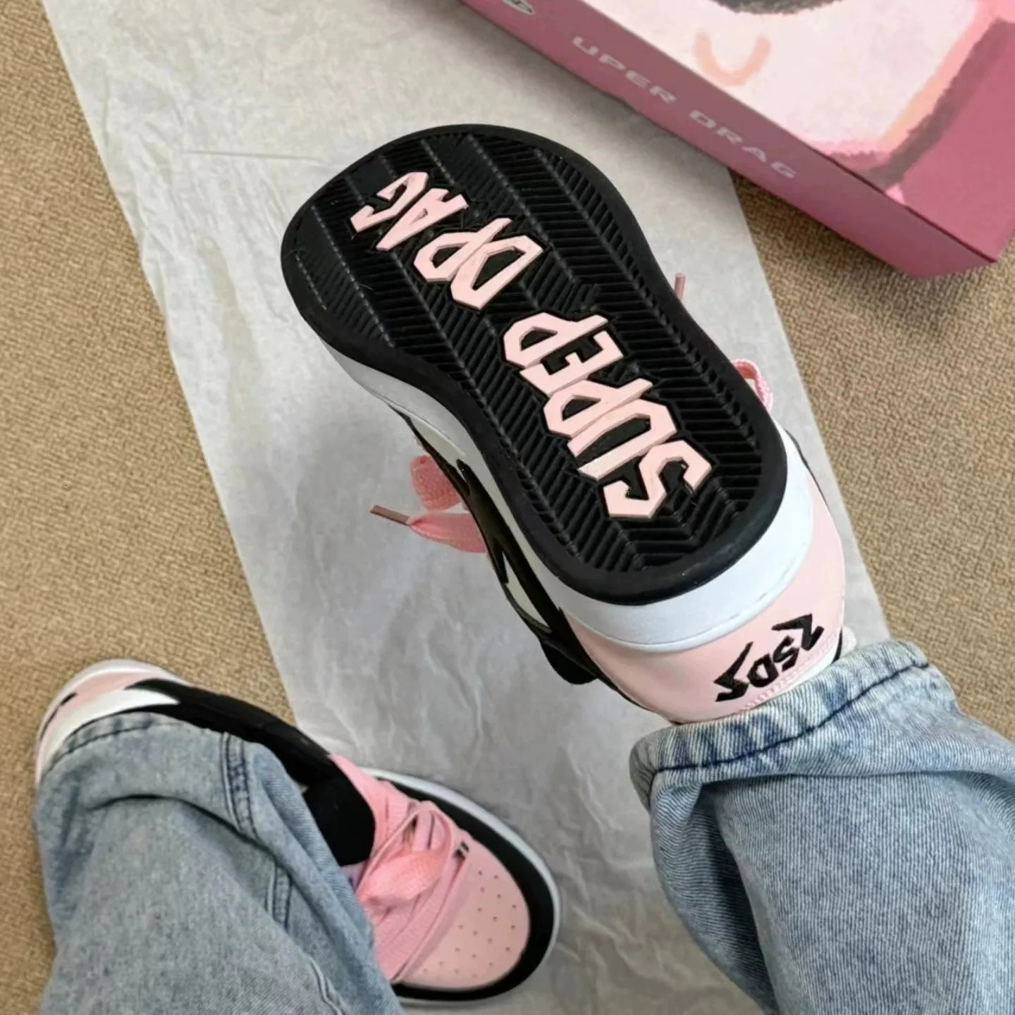 SUMMER Chunky LADIES Thick Bottom Increased Ultra-light Non-slip Wear-resistant Bread Casual Sneakers Vulcanized Shoes