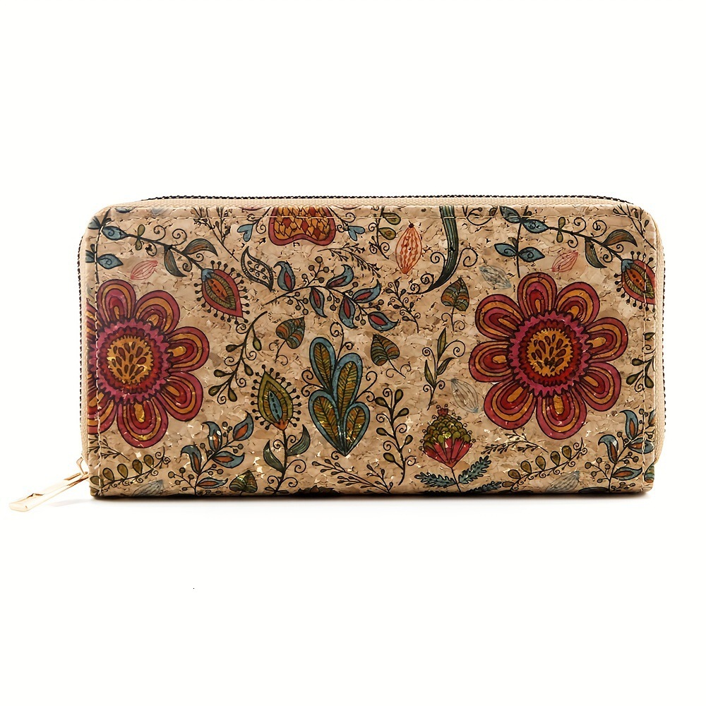 New Designer Fashion Women's Medium to Long Multi Card Wallet with Buckle and Grip